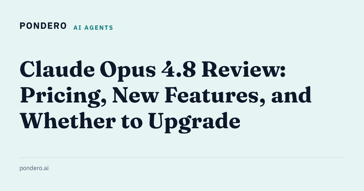 Claude Opus 4.8 review - May 2026