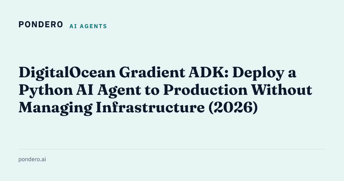 DigitalOcean Gradient ADK: deploy LangGraph and CrewAI agents as hosted endpoints