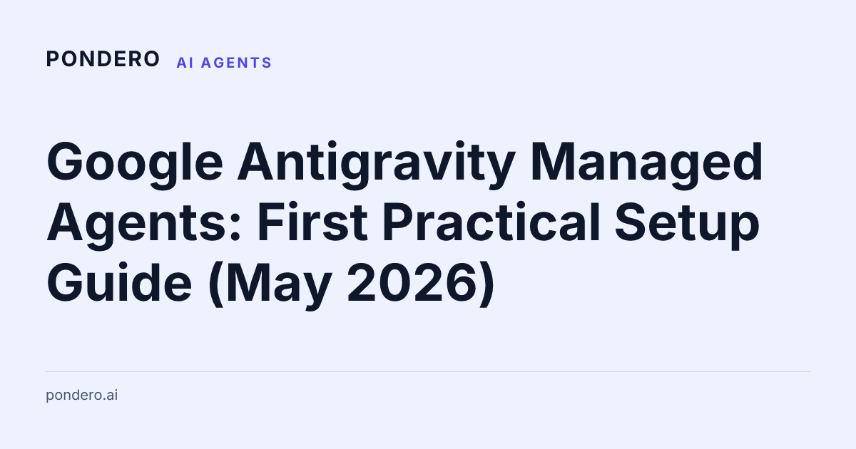 Google Antigravity Managed Agents – the developer layer underneath Gemini Spark