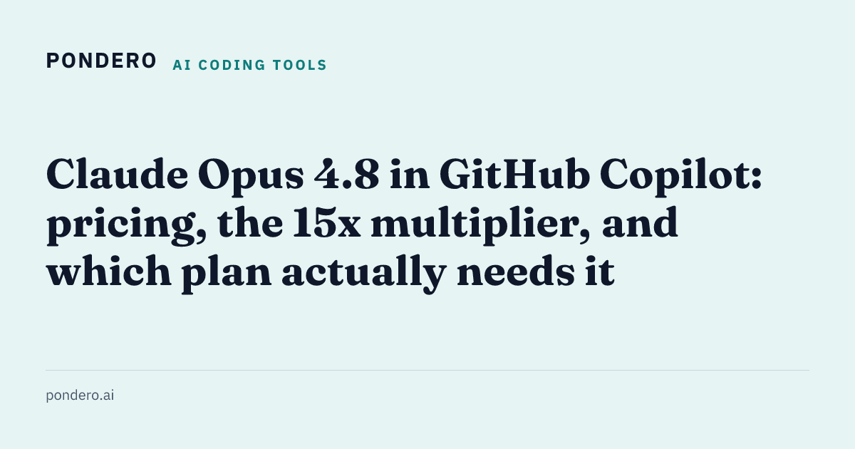 Claude Opus 4.8 in GitHub Copilot pricing guide