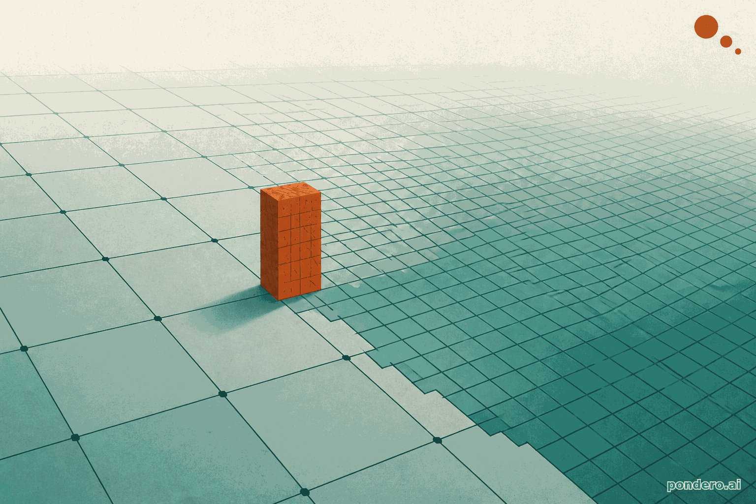 Illustration showing the WeatherNext 3 forecast grid at 5km resolution